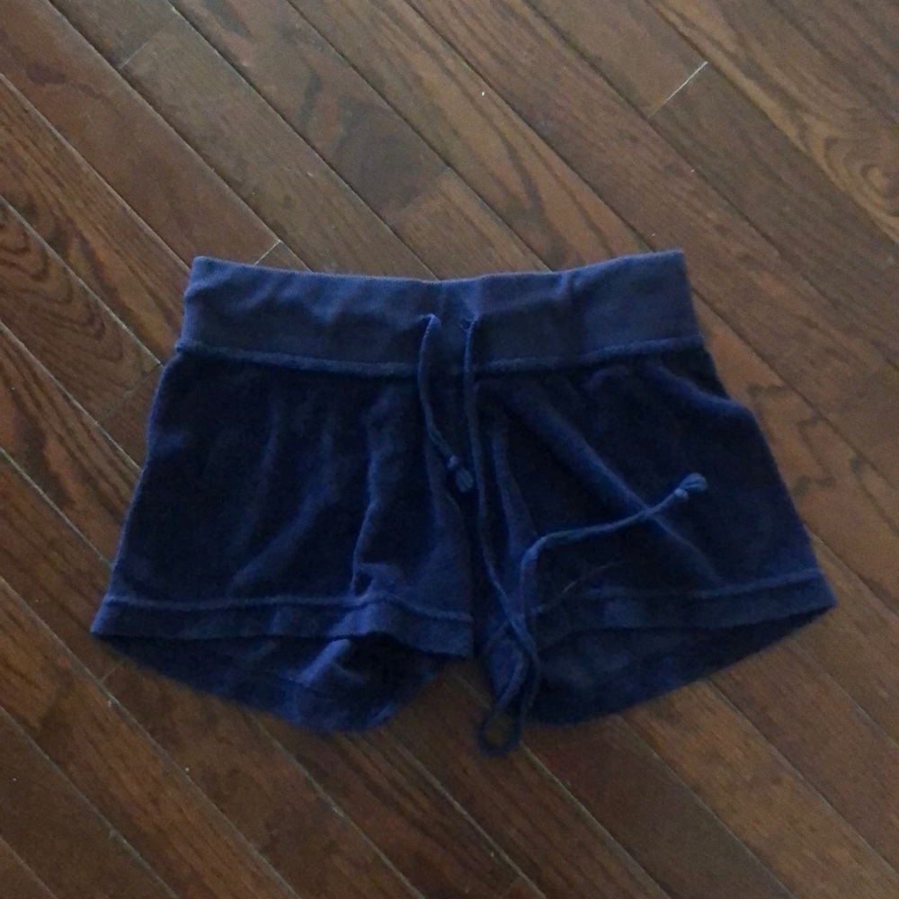 Navy terry cloth Suzette shorts